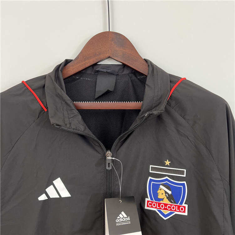 2324 Colo-Colo Black Windbreaker - Official Replica 7091
