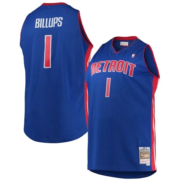 Chauncey Billups DET Swingman Jersey - stylish official - Blue