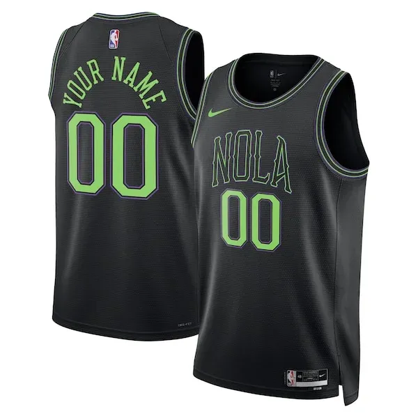 New Orleans NOP Swingman Jersey - trendy Basketball - Black sports