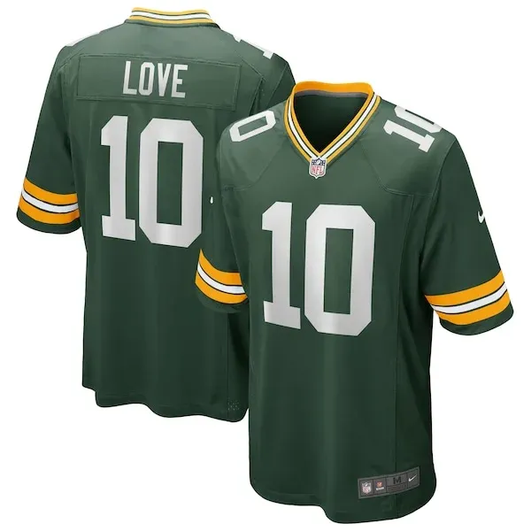 Performance Green Bay Packers Game Jersey - Premium Green NFL Fan J...