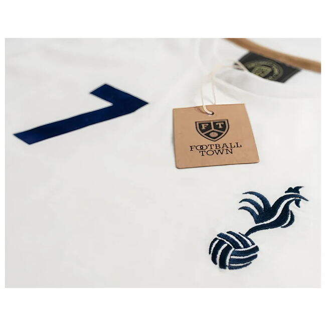 The Cockerel 7 White Long Sleeves Retro Shirt - (Men