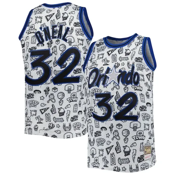 Shaquille O'Neal ORL Swingman Jersey - vintage Basketball - White