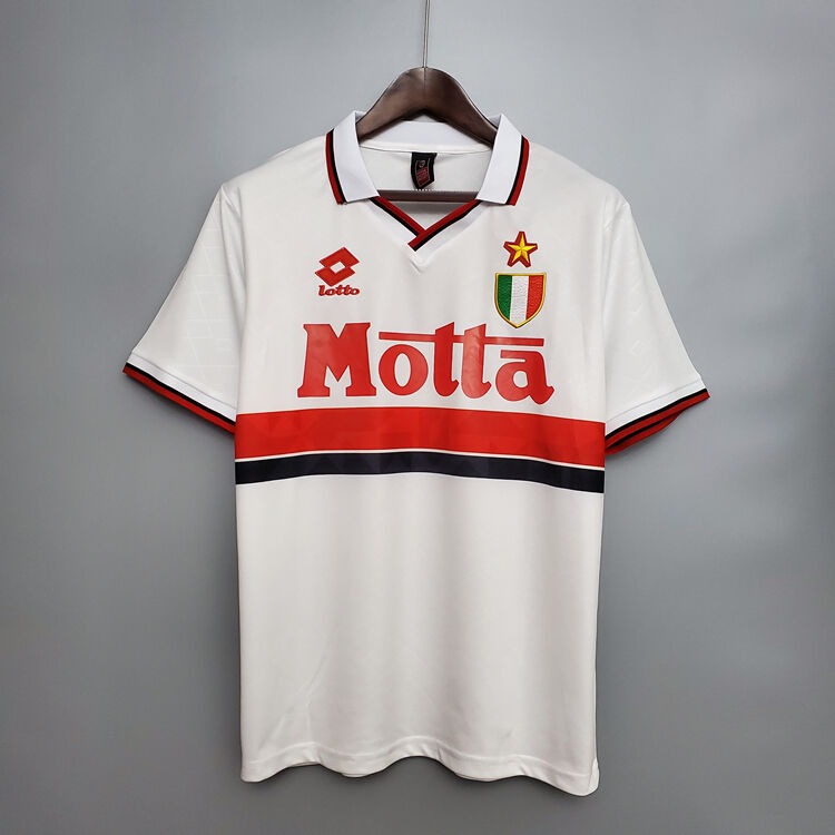 AC Milan 06-07 White Retro Football Shirt Jersey - Official Replica