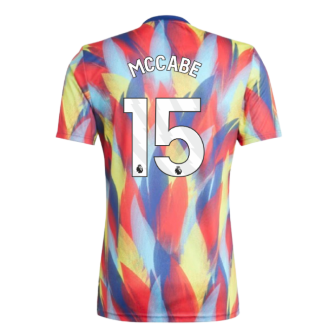 Women's 2025-2026 Arsenal Pre-Match Shirt (Victory Blue) (McCabe 15)