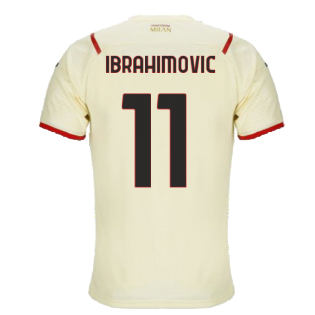 Milan Away Uniform Ibrahimovic 1 #1 Latest Season Official Merch (v5)