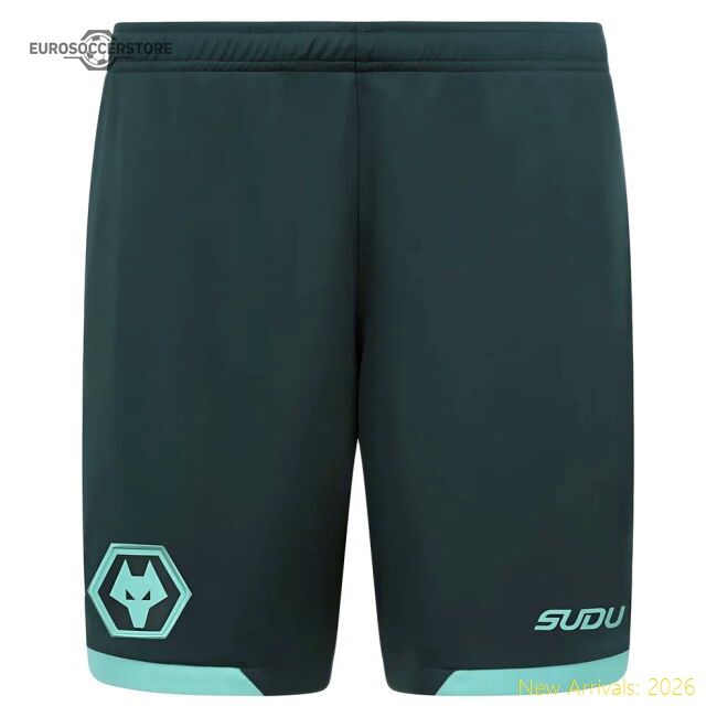 Outstanding 2025-2026 Wolves Away Shorts - Kids - Authentic Design