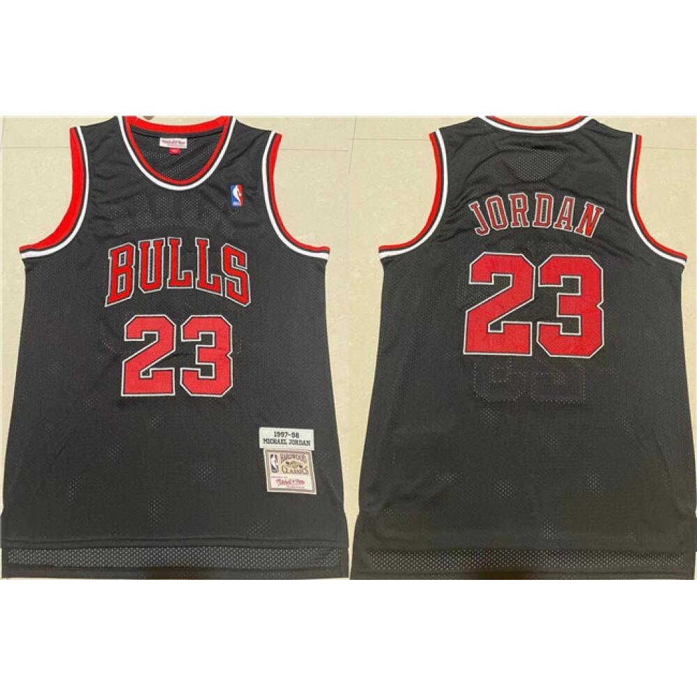 Classic Chicago Bulls 23 Jersey - Black - Fan Favorite