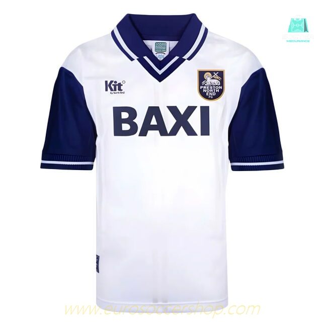 Preston North End 1996 Home Retro Football Shirt