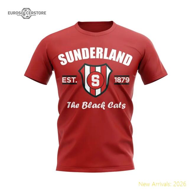 Sunderland Established Football T-shirt (red) - Economical