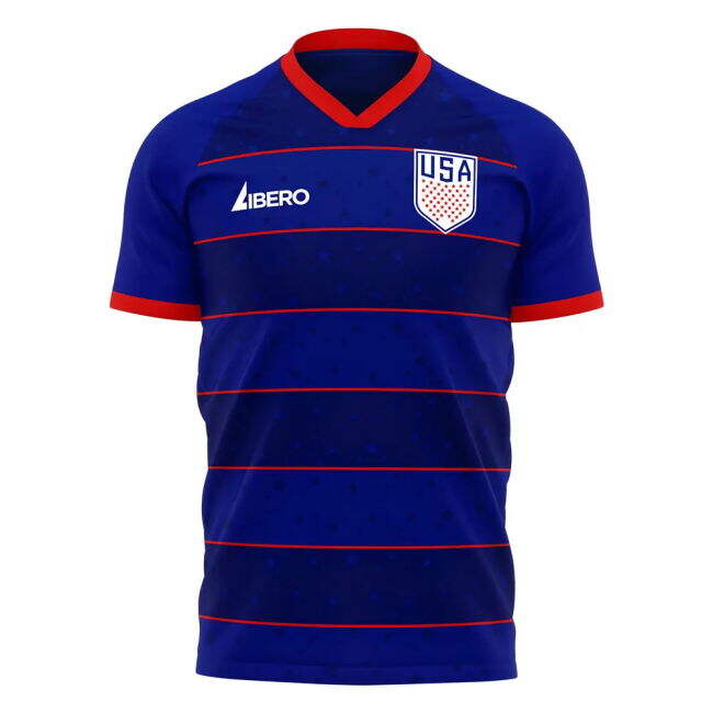 Pro-Grade United States 2025-2026 Away Concept Football Kit (Libero)