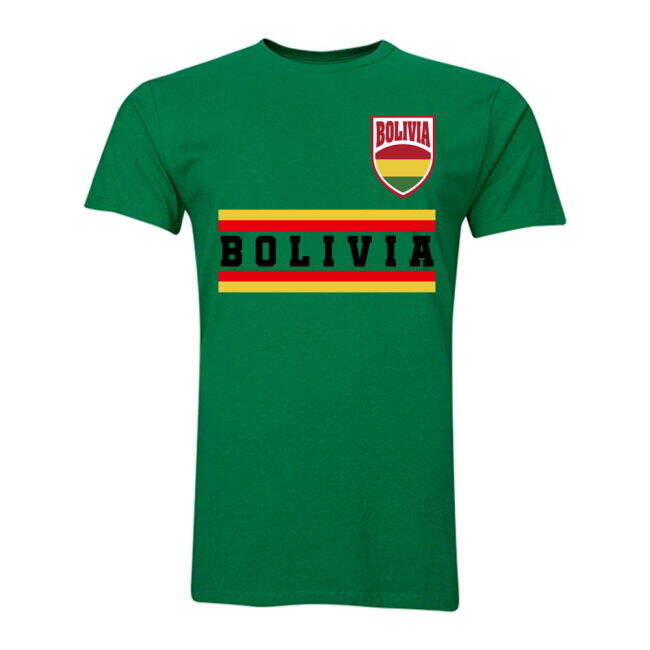 Jersey Bolivia Core Football Country T-Shirt (Green) Professional