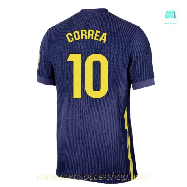 2025-2026 Atletico Madrid Authentic Away Shirt (Correa 10)