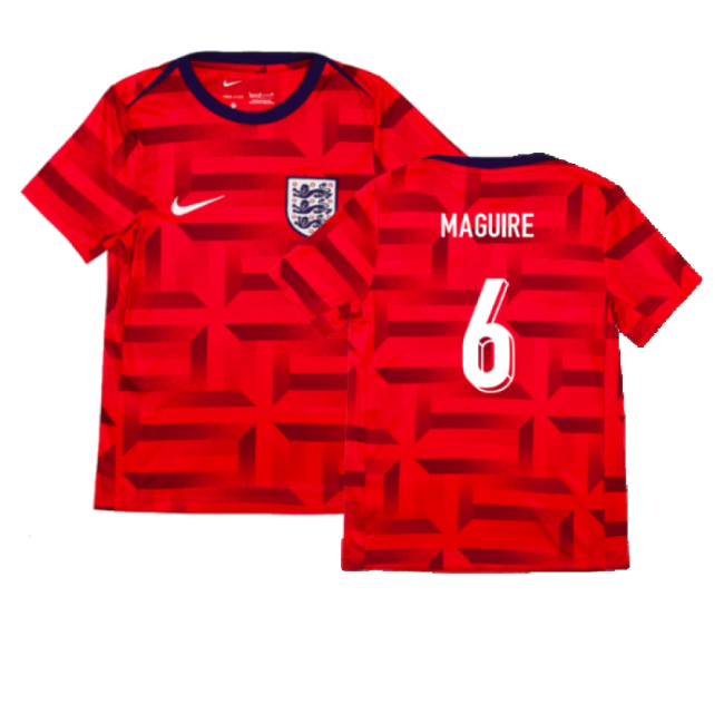 Match Quality England 2024-2025 Home Jersey (Maguire 6) (Kids)
