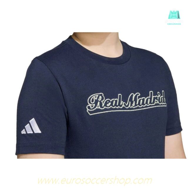 2025-2026 Real Madrid US Tee (Legend Ink) - Navy