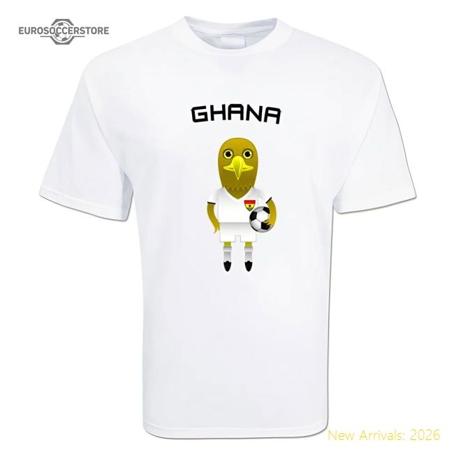Official Ghana Mascot 20242025 Regular Tshirt Quickdry