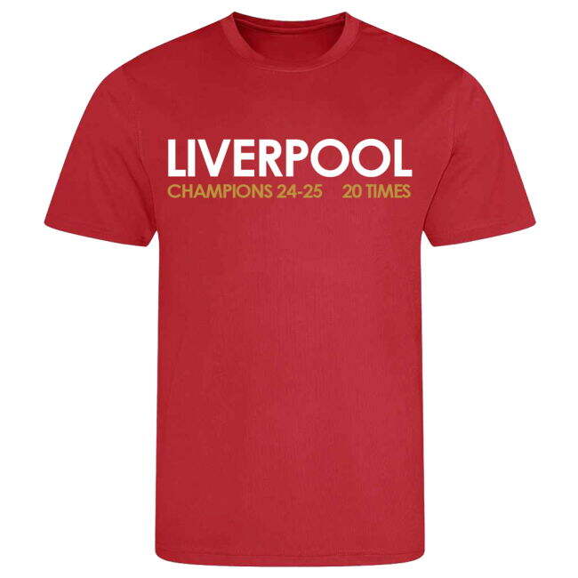 Liverpool 2024-2025 Champions T-Shirt (Red)
