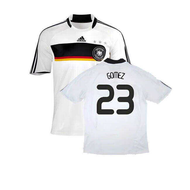 Minimalist Germany 2008-09 Home Shirt ((Good) XL) (GOMEZ 23) Unique