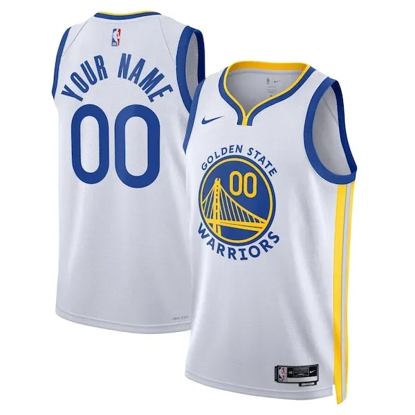 Golden State GSW Swingman Jersey - superior player-jersey - White