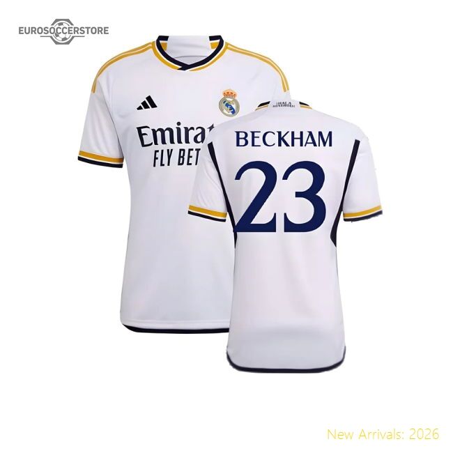 Outstanding 2023-2024 Real Madrid First Jersey (beckham 23)