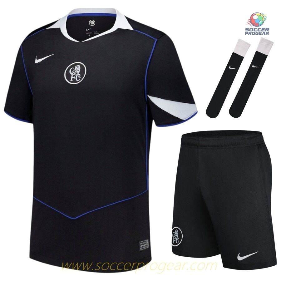 Chelsea Third Youth Kit Soccer Shirt 2025/26 Collection