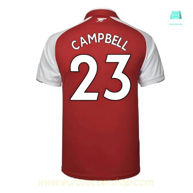 Arsenal 17/18 Home Football Shirt Adult Size XS ((Excellent) XS) (Campbell 23)