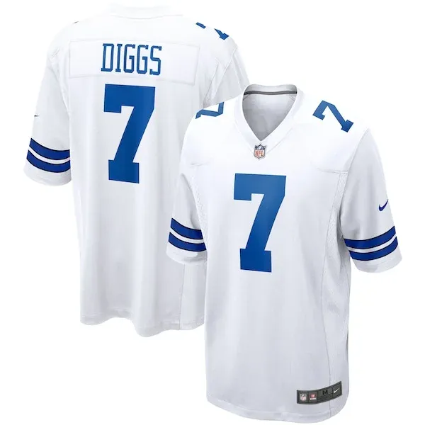 Performance Dallas Cowboys Game Jersey - Premium White NFL Fan Jers...