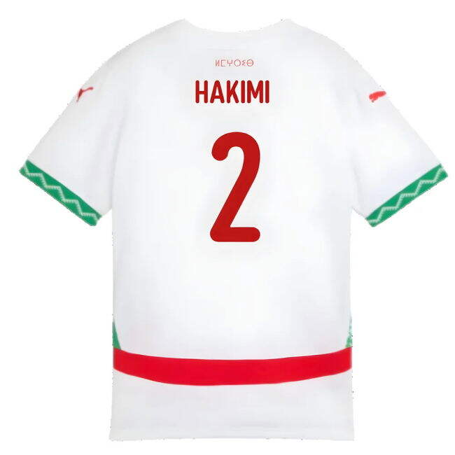 2024-2025 Morocco Away Shirt (Kids) (Hakimi 2)