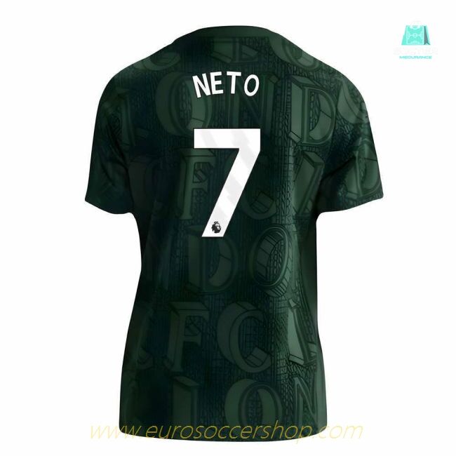 2025-2026 Chelsea Pre Match Shirt (Green) - Kids (Neto 7)