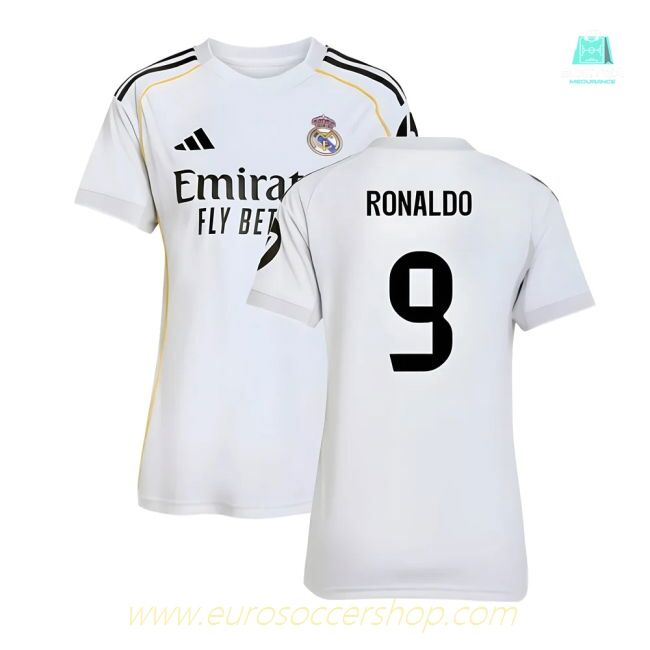 2025-2026 Real Madrid Home Shirt (Womens) (Ronaldo 9)