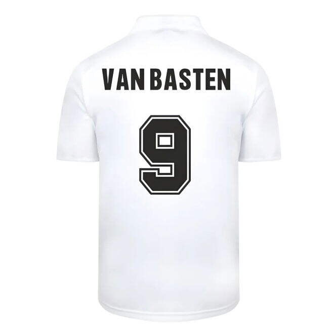 Score Draw Ac Milan 1988 Away Retro Football Shirt (VAN BASTEN 9)