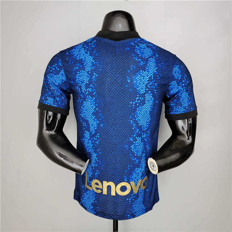 Inter Milan 21-22 Home Blue Soccer Jersey Football Shirt Player