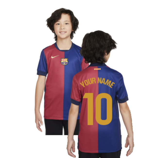 2024-2025 Genuina Camiseta Barcelona Local - Niños - Edición Limitada