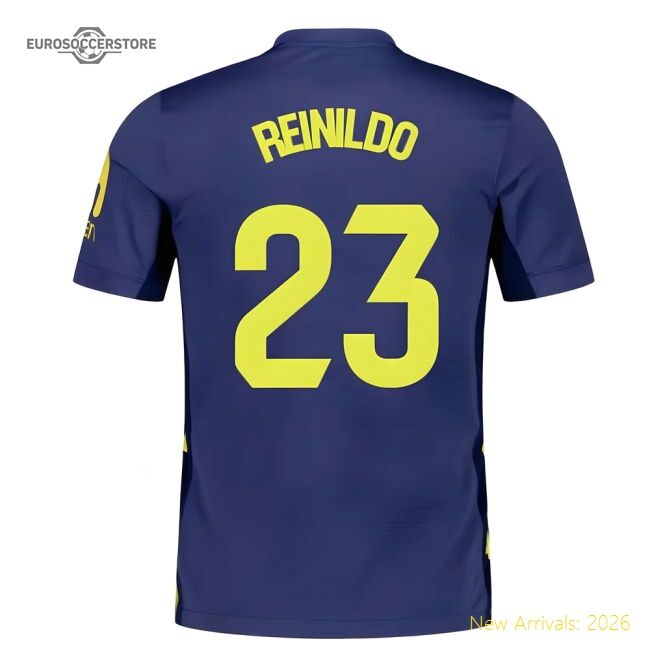 High-Quality 2025-2026 Atletico Madrid Away Shirt (Reinildo 23)
