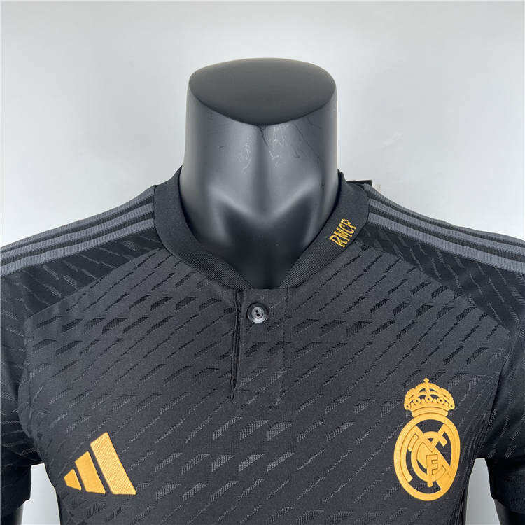 Real Madrid 2324 Third Black Soccer Jersey Football Shirt Authentic
