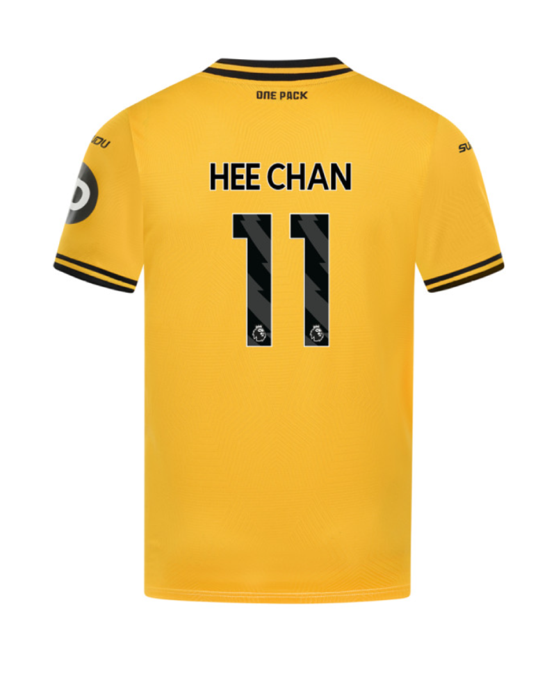 Wolverhampton Wanderers 24-25 Season Home Jersey, Worn by HEE CHAN with Number 11
