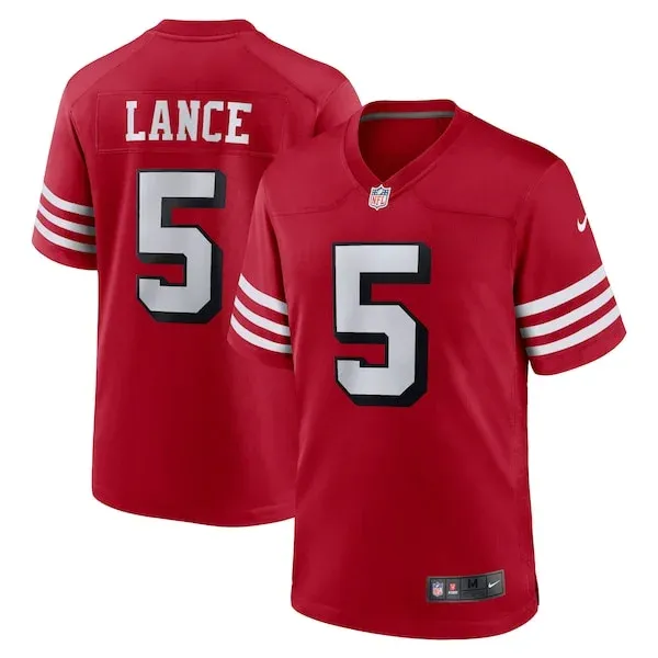 Performance San Francisco 49ers Game Jersey - Premium Scarlet NFL F...