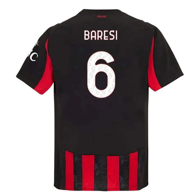 AC Milan Authentic 2025-2026 Home Shirt
