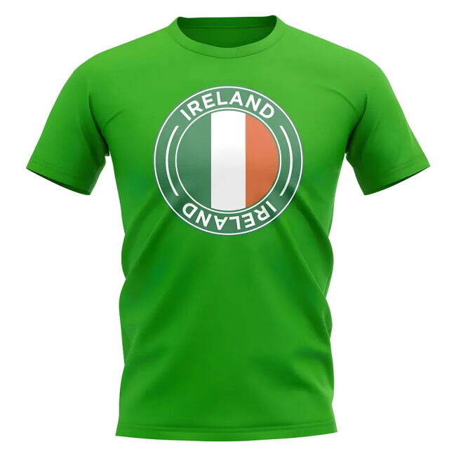 Ireland Football Badge T-Shirt (Green) Authentic Oranje