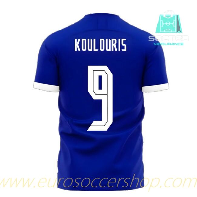 2025-2026 Season Greece Away Shirt Authentic Concept (KOULOURIS 9)