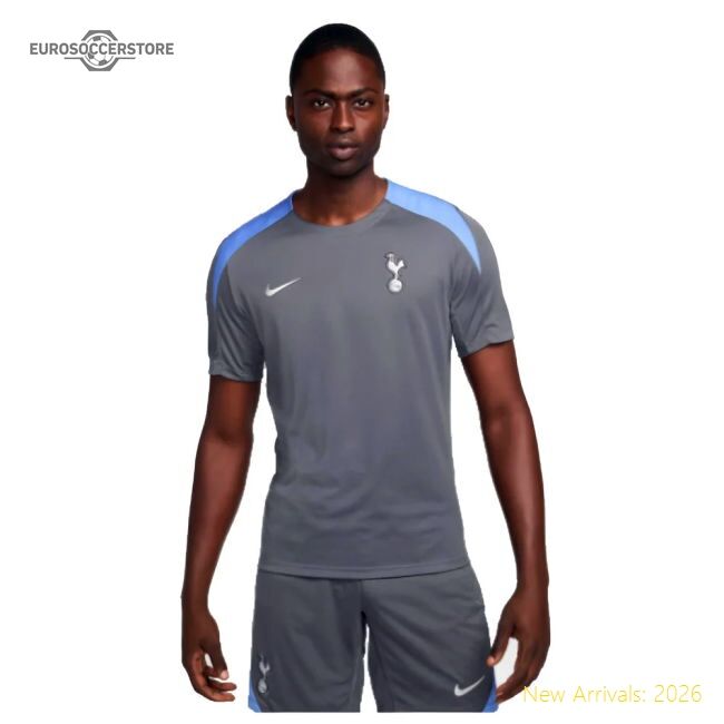 Outstanding 2024-2025 Spurs Dri-fit Strike Training Shirt (dark Gre