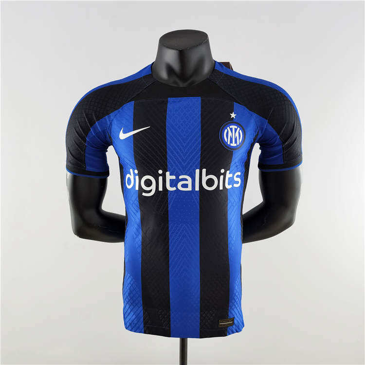 2223 Inter Milan Home Blue Soccer Jersey Football Shirt Player