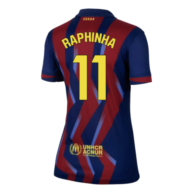Pro-level Barcelona Home Raphinha Jersey 2025-2026 Quick-dry