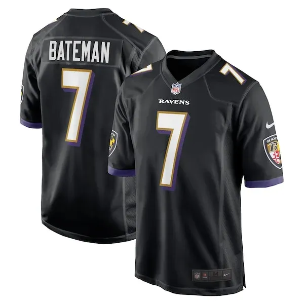 Performance Baltimore Ravens Game Jersey - Premium Black NFL Fan Je...