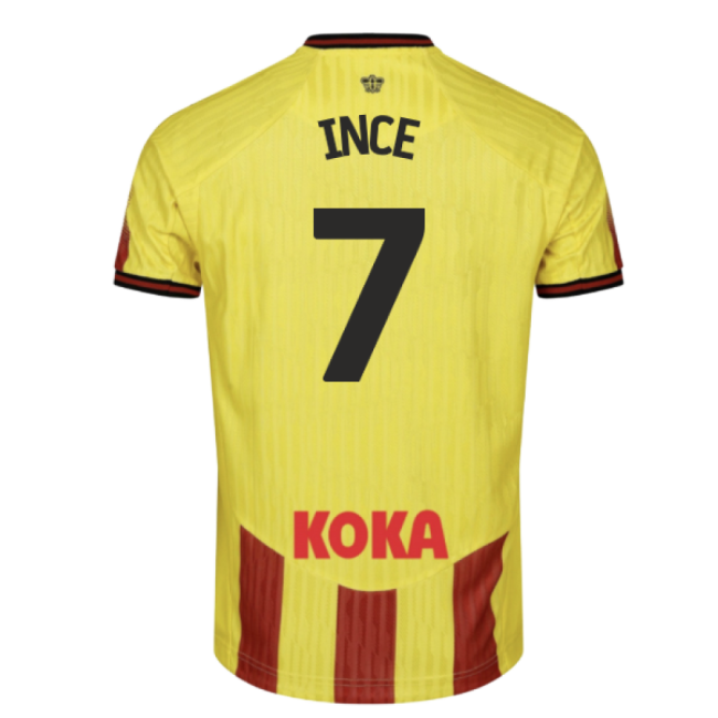 Great Deal 2025-2026 Watford Home Shirt (Ince 7) High-Quality Jersey