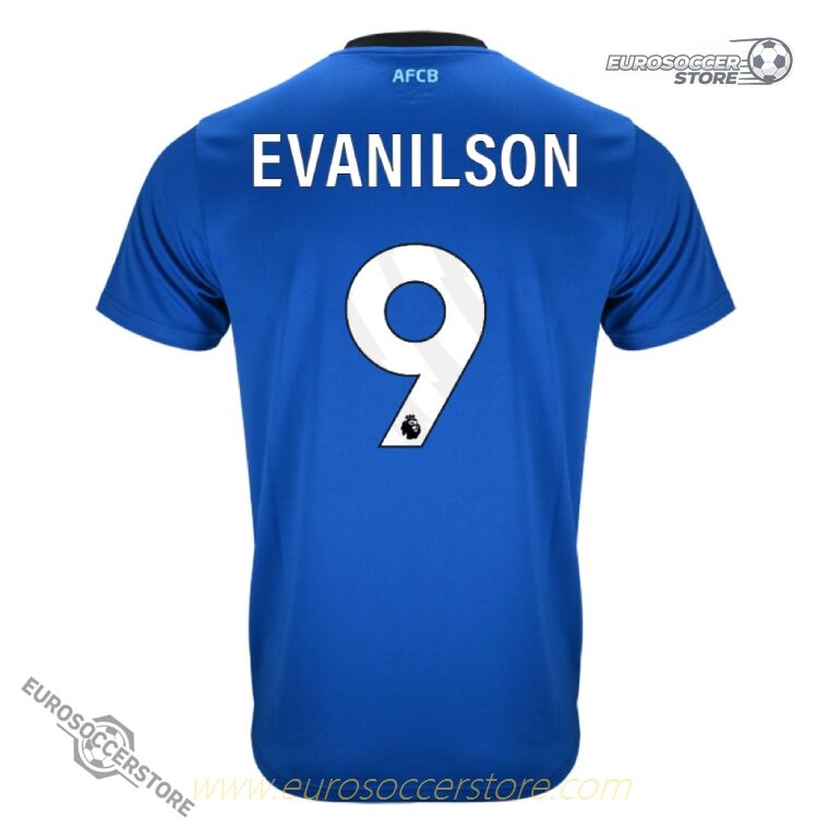 Away Jersey of EVANILSON 9 for Bournemouth in the 25-26 Season