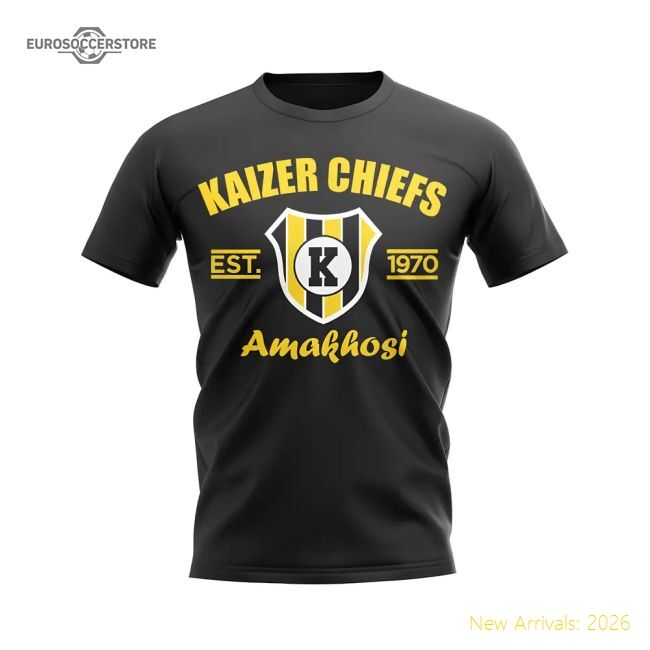 Outstanding Kaizer Chiefs Established Football Tee (black)