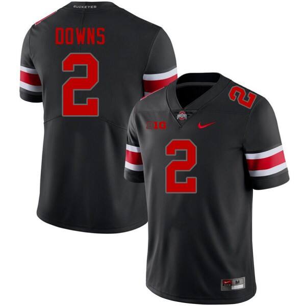 Men Ohio State Buckeyes #2 Caleb Downs Pro Football Jersey