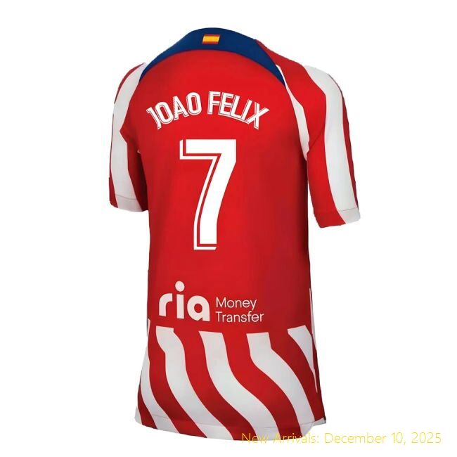 2022-2023 Atletico Madrid Premium Quality Home Shirt (Kids) (JOAO