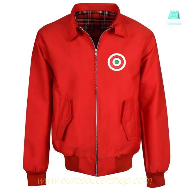 AC Milan Red Harrington Jacket