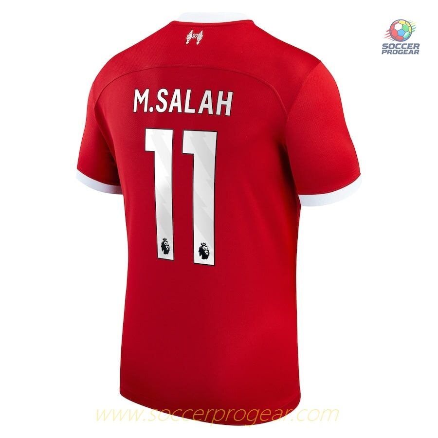 Liverpool Home Child Kit Shirt 2023 2024 Salah